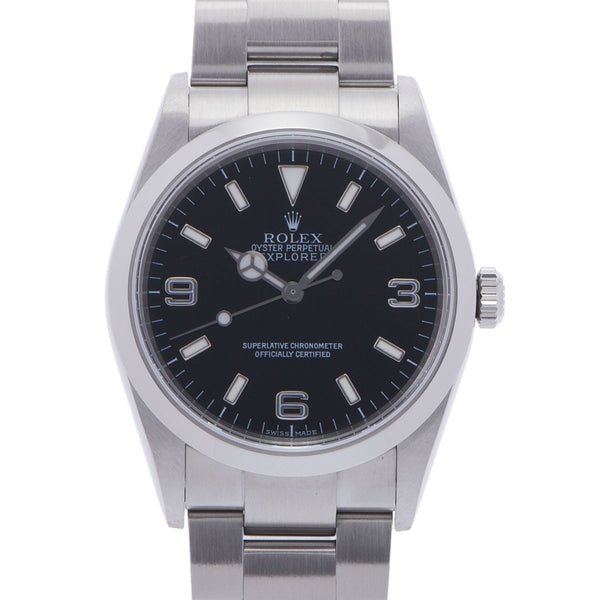 ROLEX ロレックス エクスプローラー1 114270 メンズ SS 腕時計 自動巻き ブラック文字盤 Aランク 中古 銀蔵