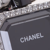 CHANEL シャネル プルミエール ベゼルダイヤ H2163 レディース SS/セラミック 腕時計 クオーツ ブラック文字盤 Aランク 中古 銀蔵