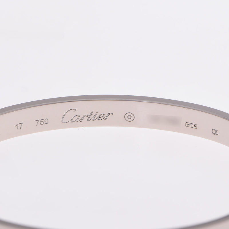 CARTIER カルティエ ラブブレスレット レディース K18ホワイトゴールド ブレスレット Aランク 中古 銀蔵