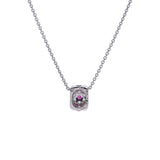 MIKIMOTO ミキモト ルビー031ct ダイヤ0.45ct レディース K18WG ネックレス Aランク 中古 銀蔵