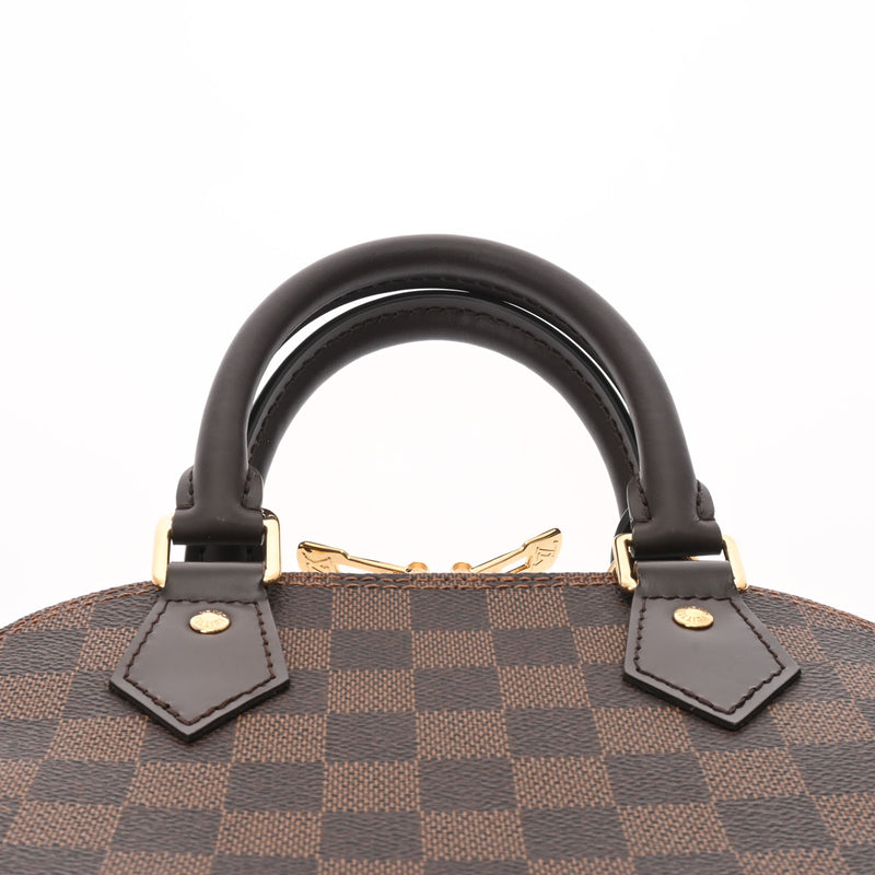 LOUIS VUITTON ルイヴィトン ダミエ アルマBB ブラウン N41221 レディース ダミエキャンバス 2WAYバッグ 新同 中古 銀蔵