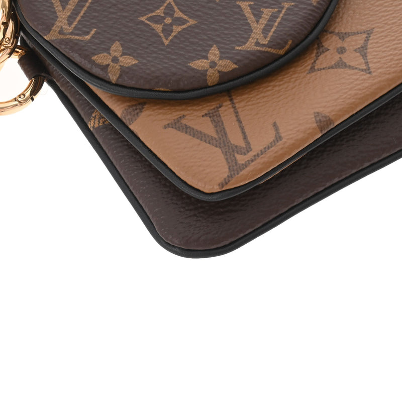 LOUIS VUITTON ルイヴィトン モノグラム ポシェットトリオ ブラウン/ベージュ M68756 レディース モノグラムジャイアントリバース ポーチ 未使用 銀蔵