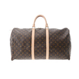 LOUIS VUITTON ルイヴィトン モノグラム キーポル55 ブラウン M41424 ユニセックス モノグラムキャンバス ボストンバッグ 未使用 銀蔵