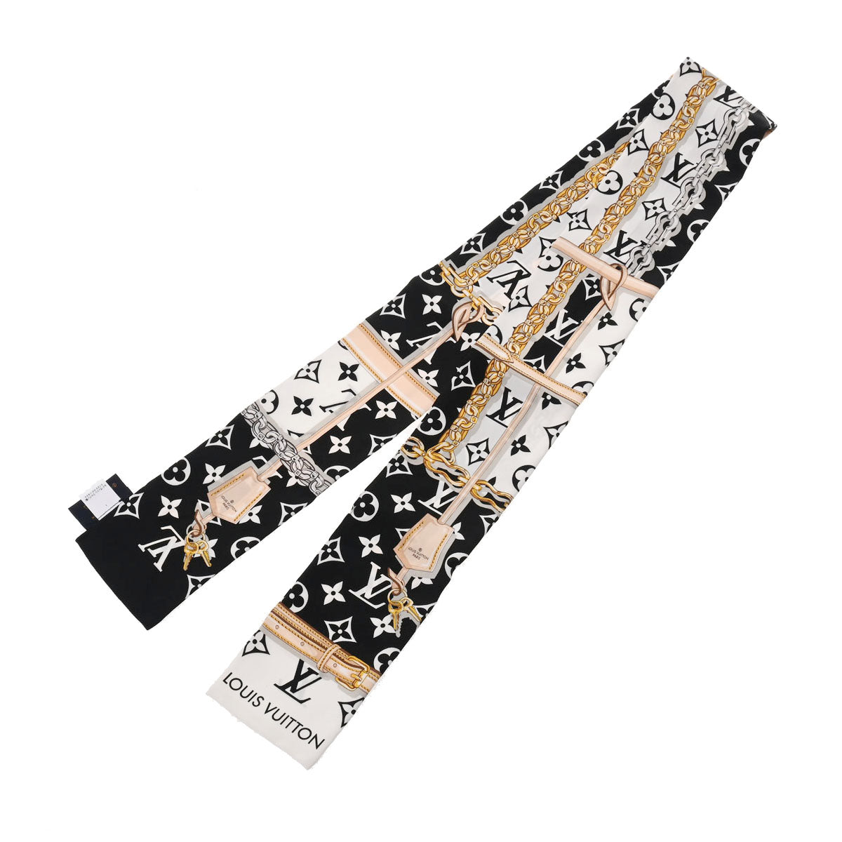 ルイヴィトンM78656バンドー モノグラム コンフィデンシャル シルクスカーフ LOUIS VUITTON ルイ・ヴィトン バンドー・モノグラム コンフィ