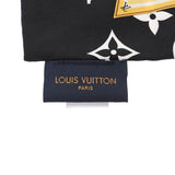 LOUIS VUITTON ルイヴィトン バンドー モノグラム コンフィデンシャル 黒/白 M78656 レディース シルク100％ スカーフ Aランク 中古 銀蔵