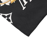 LOUIS VUITTON ルイヴィトン バンドー モノグラム コンフィデンシャル 黒/白 M78656 レディース シルク100％ スカーフ Aランク 中古 銀蔵