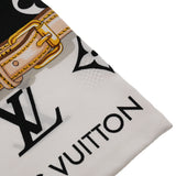 LOUIS VUITTON ルイヴィトン バンドー モノグラム コンフィデンシャル 黒/白 M78656 レディース シルク100％ スカーフ Aランク 中古 銀蔵