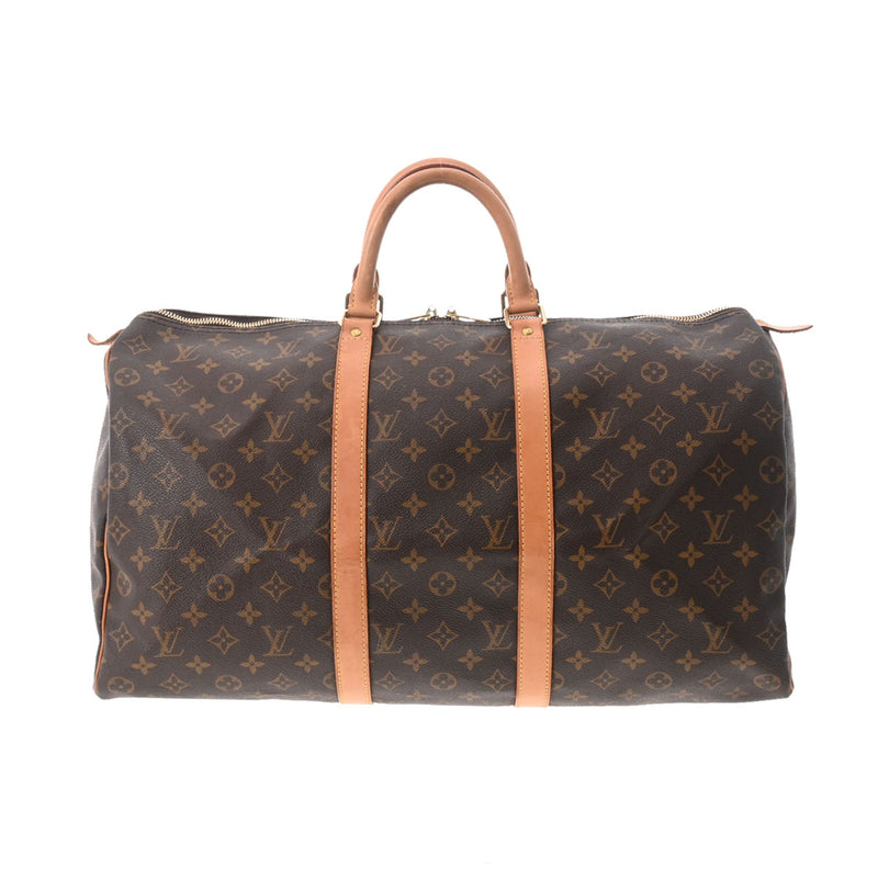 LOUIS VUITTON ルイヴィトン モノグラム キーポル 50 ブラウン M41426 レディース モノグラムキャンバス ボストンバッグ Bランク 中古 銀蔵