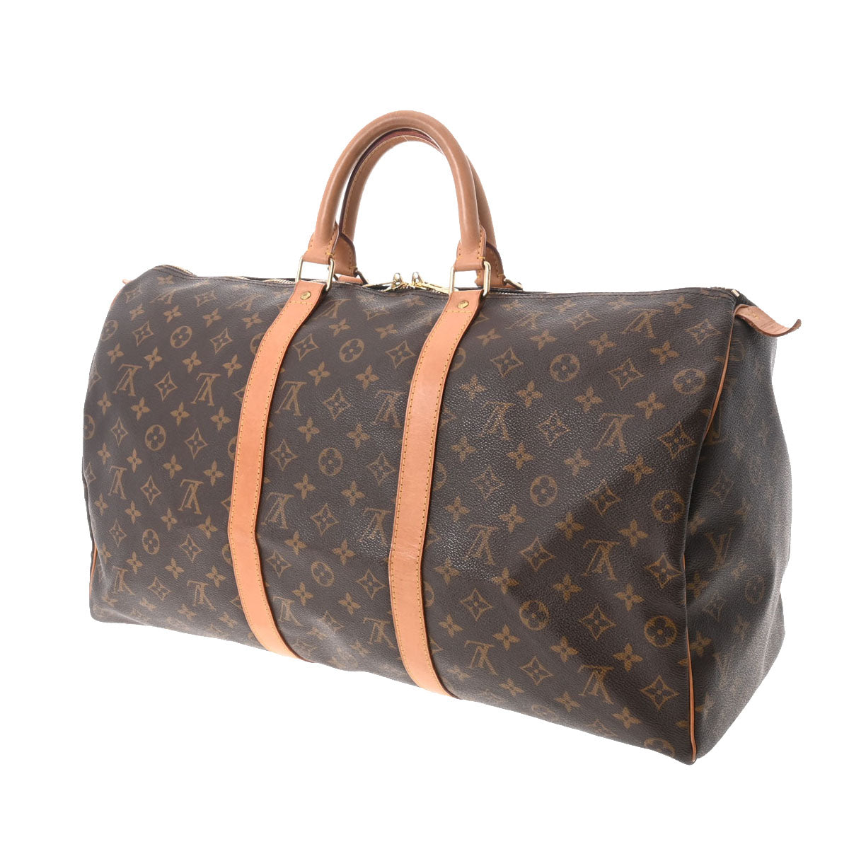 Louis Vuitton モノグラム・キャンバス製キーポル・ボストンバッグ ルイヴィトンキーポル 50 14145 ブラウン レディース モノグラム