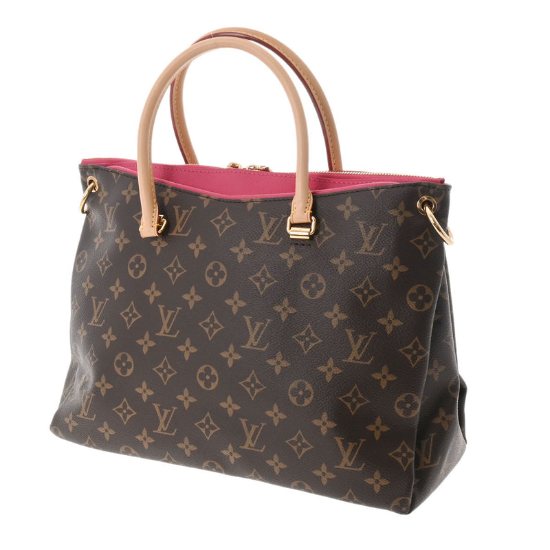 LOUIS VUITTON ルイヴィトン モノグラム パラス ローズリッチ M41147 レディース モノグラムキャンバス 2WAYバッグ Aランク 中古 銀蔵