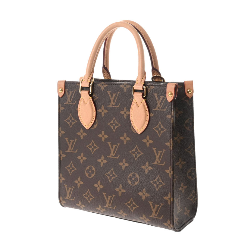 LOUIS VUITTON ルイヴィトン モノグラム サックプラ BB ブラウン M46265 レディース モノグラムキャンバス 2WAYバッグ Aランク 中古 銀蔵