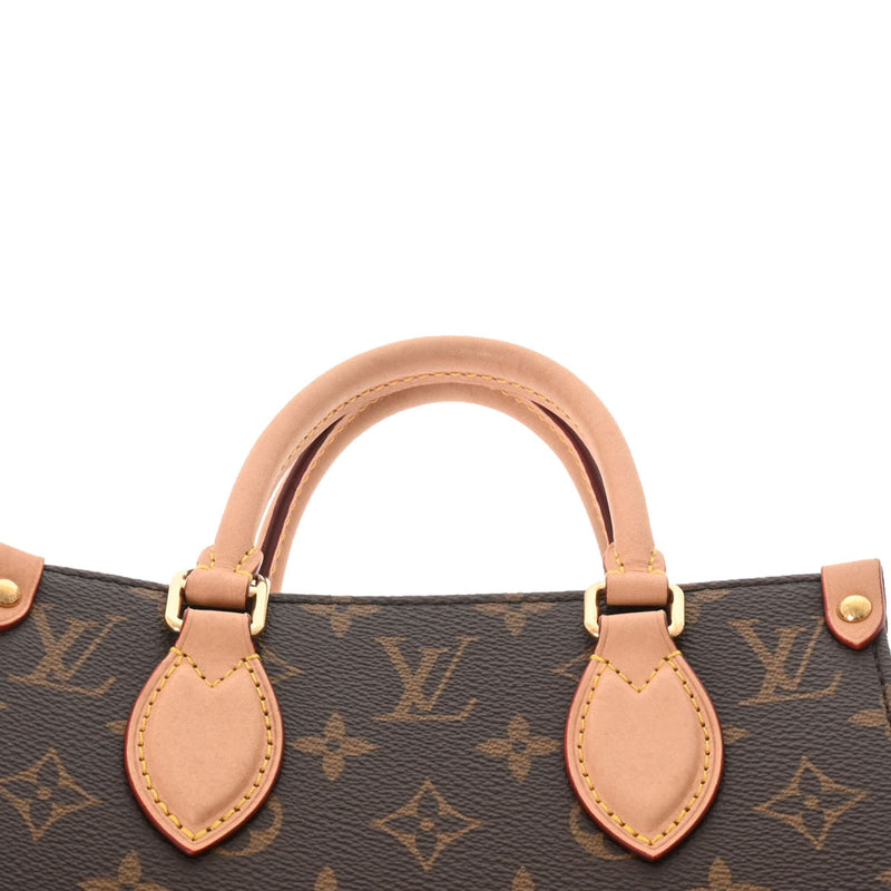 LOUIS VUITTON ルイヴィトン モノグラム サックプラ BB ブラウン M46265 レディース モノグラムキャンバス 2WAYバッグ Aランク 中古 銀蔵