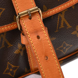 LOUIS VUITTON ルイヴィトン モノグラム ソミュール 35 ブラウン M42254 レディース モノグラムキャンバス ショルダーバッグ Bランク 中古 銀蔵