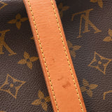 LOUIS VUITTON ルイヴィトン モノグラム ソミュール 35 ブラウン M42254 レディース モノグラムキャンバス ショルダーバッグ Bランク 中古 銀蔵
