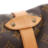 LOUIS VUITTON ルイヴィトン モノグラム ソミュール 35 ブラウン M42254 レディース モノグラムキャンバス ショルダーバッグ Bランク 中古 銀蔵