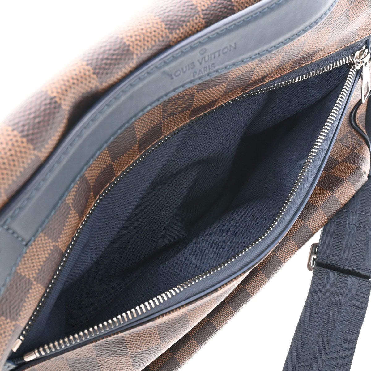 ルイヴィトンスプリンター 14137 ブラウン/ネイビー メンズ ダミエ