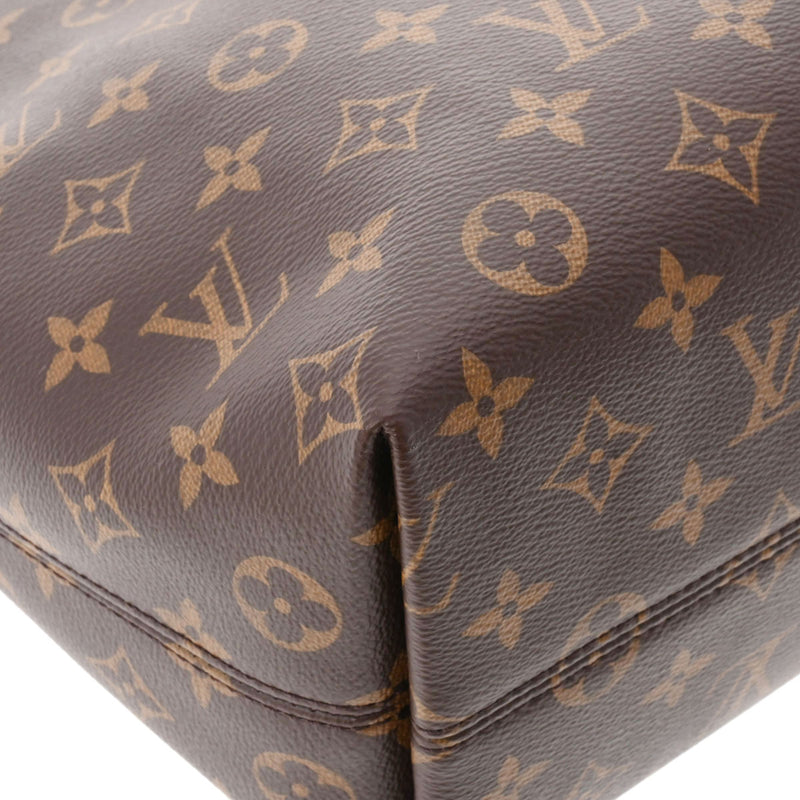 LOUIS VUITTON ルイヴィトン モノグラム ボエシ NM MM ブラウン M45987 レディース モノグラムキャンバス 2WAYバッグ 新同 中古 銀蔵