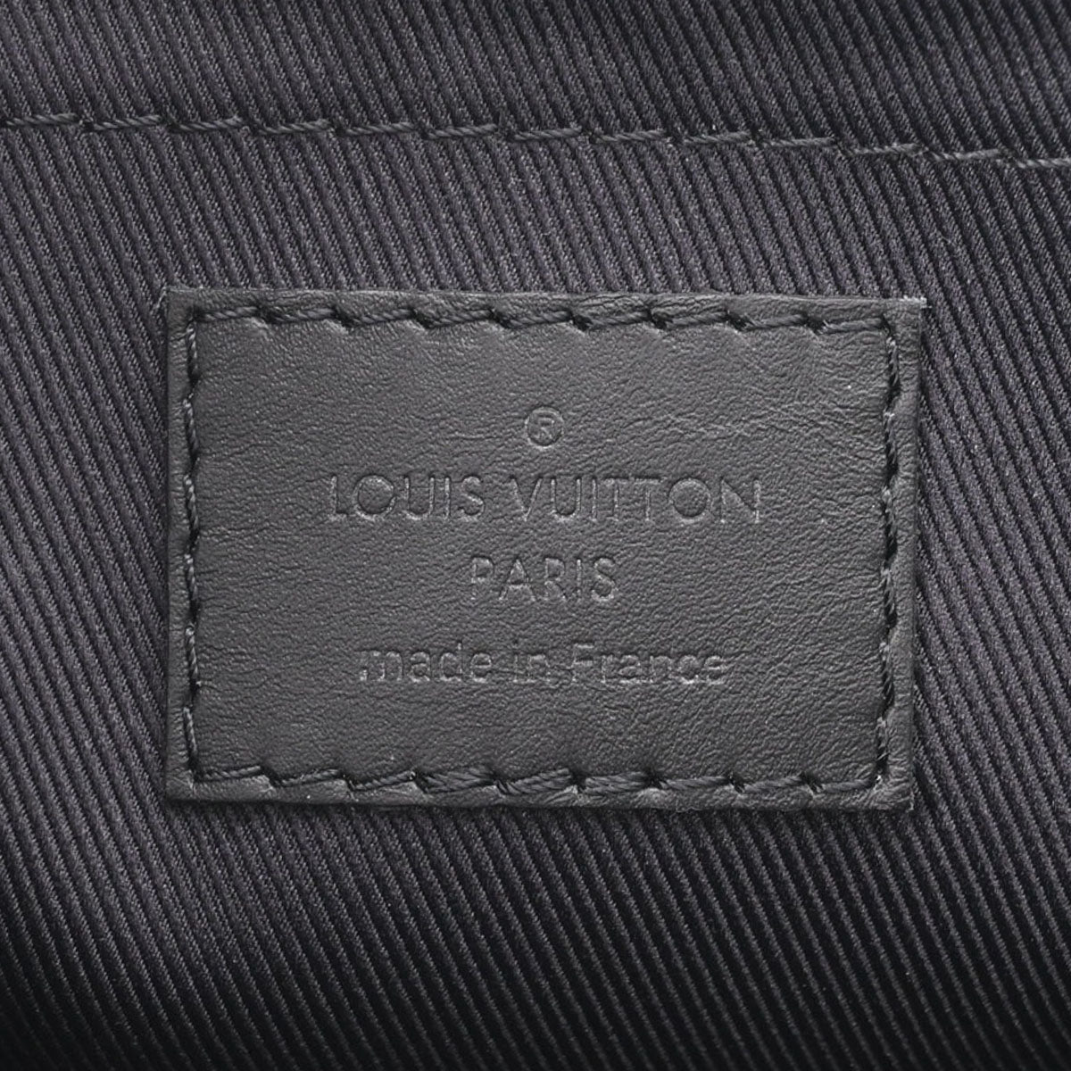 LOUIS VUITTON ルイヴィトン ダミエ アンフィニポシェット・ディスカバリー 黒/グレー N60112 メンズ ダミエグラフィットキャンバス  クラッチバッグ Aランク 中古 - Com