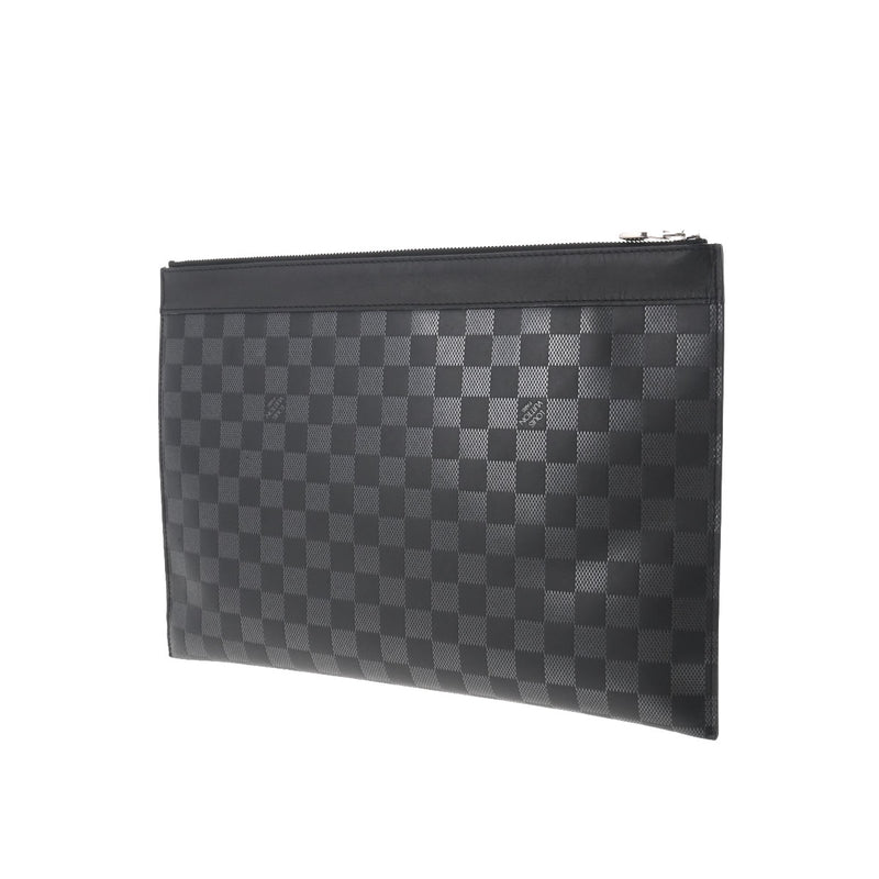 ルイヴィトンアンフィニ ポシェット・ディスカバリー 14137 黒/グレー  