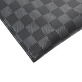 LOUIS VUITTON ルイヴィトン ダミエ アンフィニ  ポシェット・ディスカバリー 黒/グレー N60112 メンズ ダミエグラフィットキャンバス クラッチバッグ Aランク 中古 銀蔵
