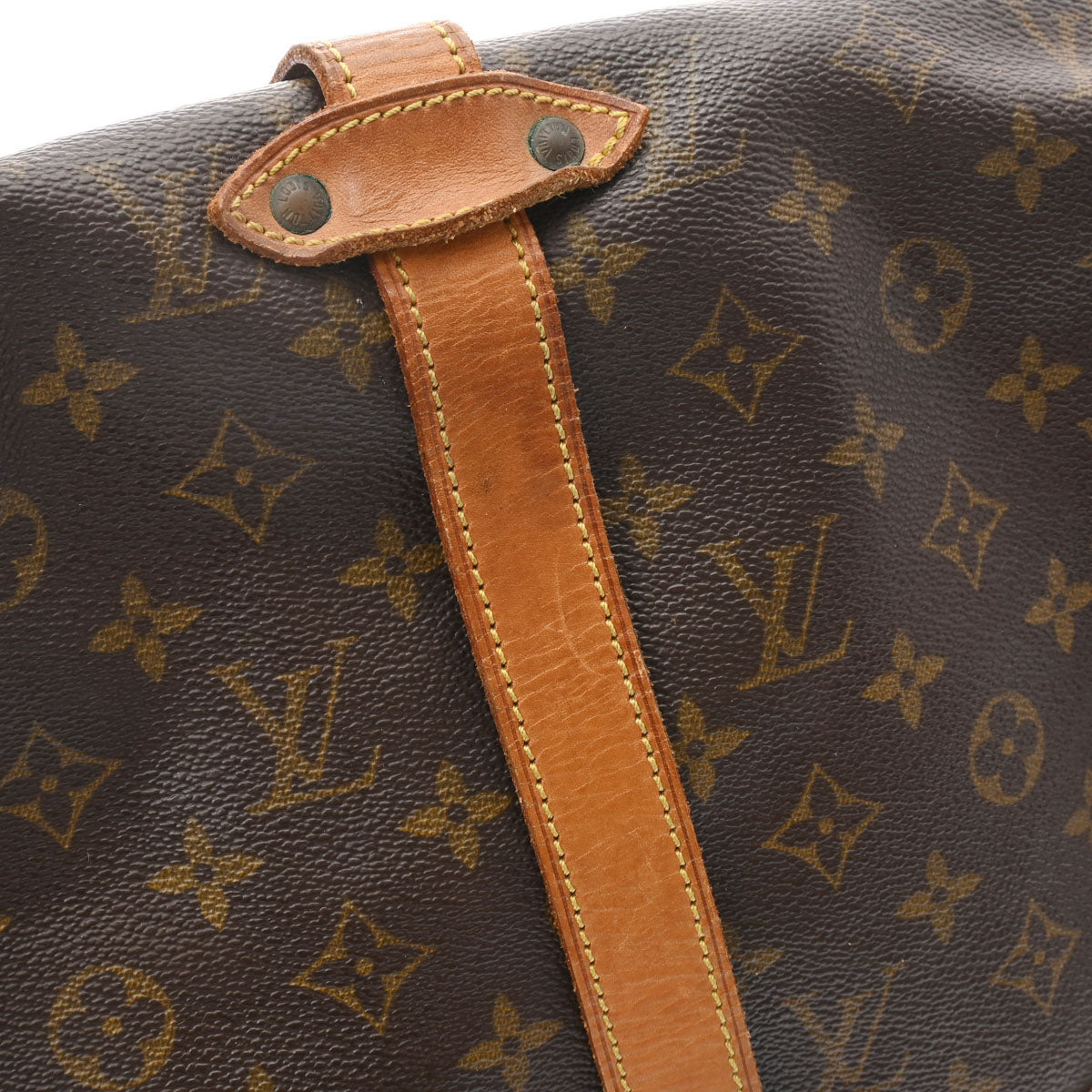 ルイヴィトンソミュール 35 14145 ブラウン レディース モノグラムキャンバス ショルダーバッグ M42254 LOUIS VUITTON 中古  – 銀蔵オンライン