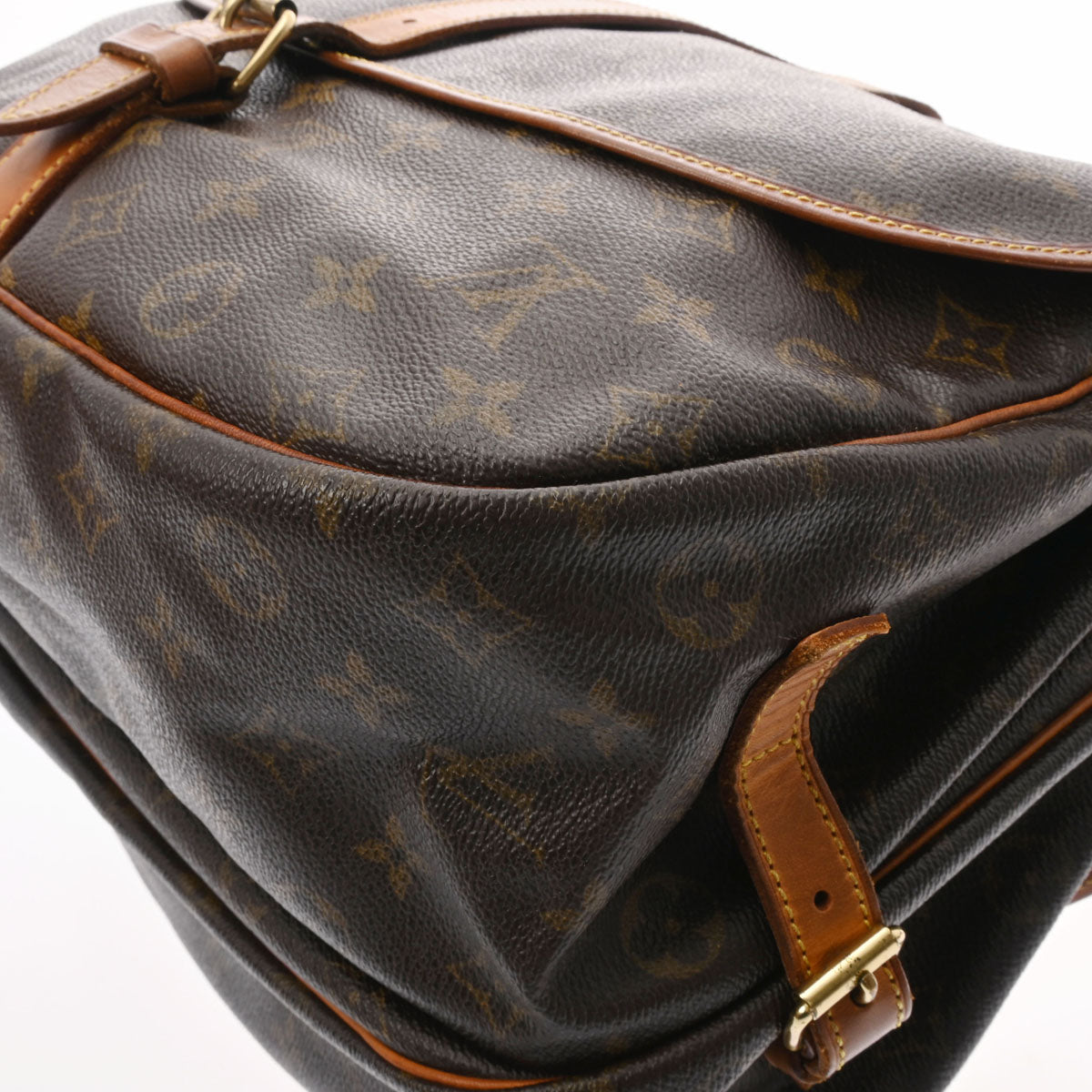 ルイヴィトンソミュール 35 14145 ブラウン レディース モノグラムキャンバス ショルダーバッグ M42254 LOUIS VUITTON 中古  – 銀蔵オンライン