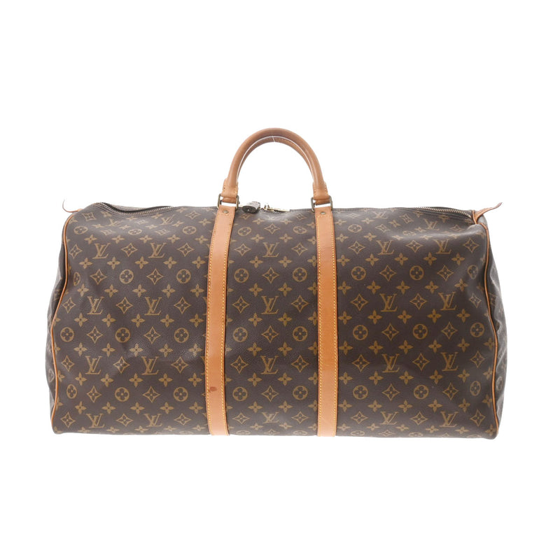 素材その他レザーLOUIS VUITTON モノグラムキーポル60