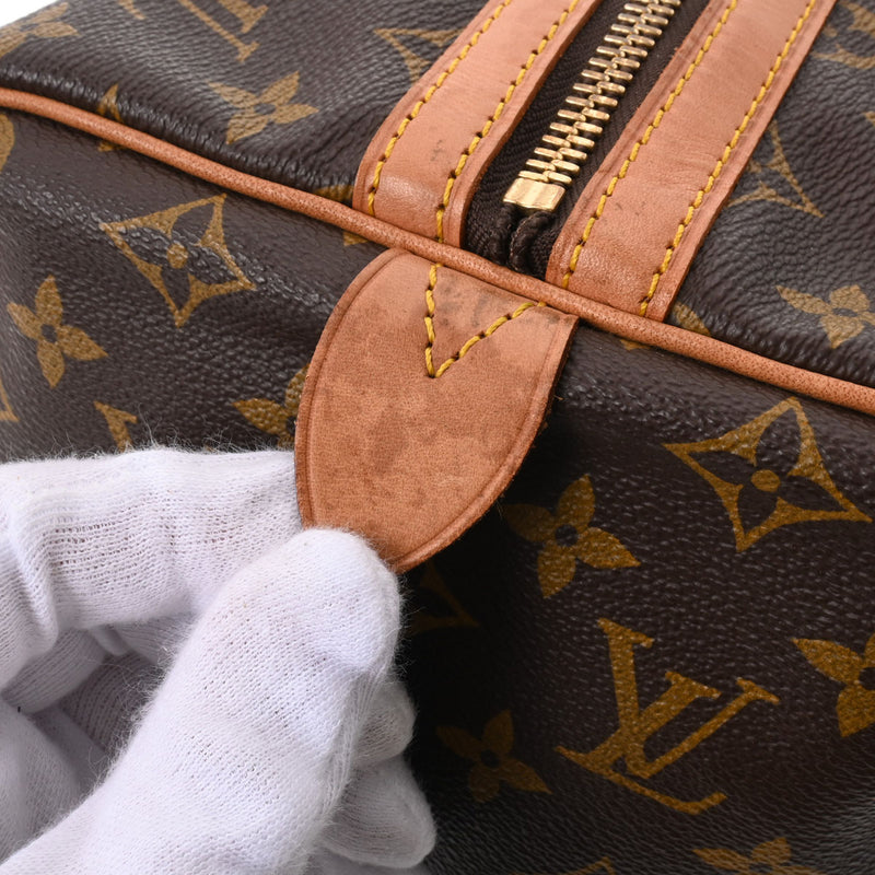 LOUIS VUITTON ルイヴィトン モノグラム サックスープル 45 ブラウン M41624 ユニセックス モノグラムキャンバス ボストンバッグ Bランク 中古 銀蔵