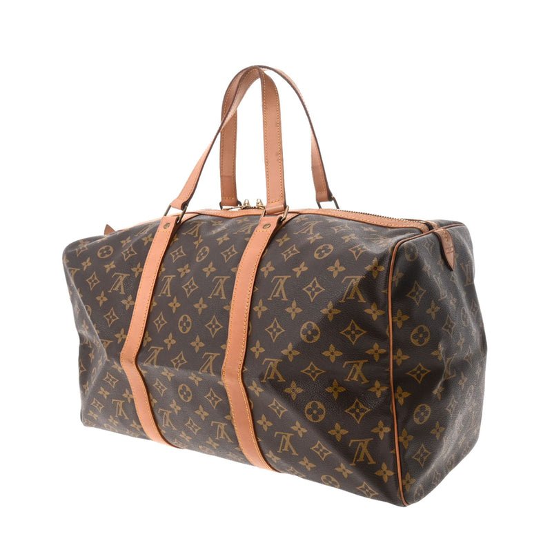 LOUIS VUITTON ルイヴィトン モノグラム サックスープル 45 ブラウン M41624 ユニセックス モノグラムキャンバス ボストンバッグ Bランク 中古 銀蔵