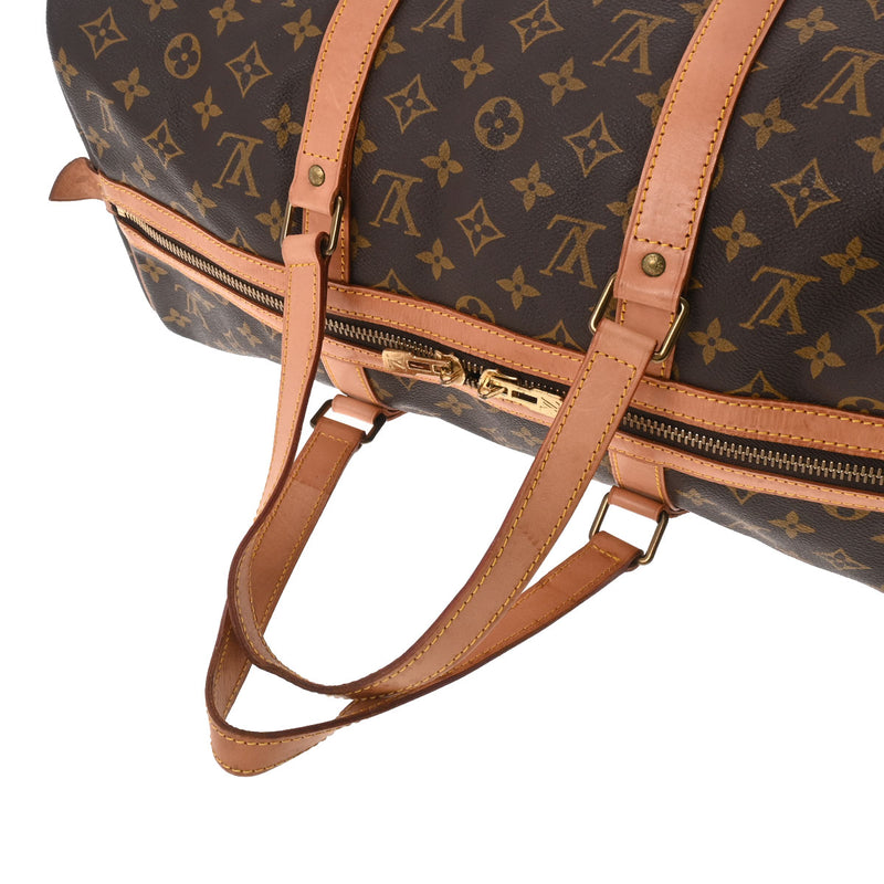 LOUIS VUITTON ルイヴィトン モノグラム サックスープル 45 ブラウン M41624 ユニセックス モノグラムキャンバス ボストンバッグ Bランク 中古 銀蔵