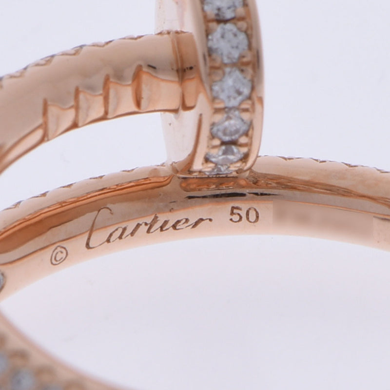 カルティエジュストアンクル ダイヤ #50 レディース K18ピンクゴールド リング・指輪 10号 CARTIER 中古 – 銀蔵オンライン