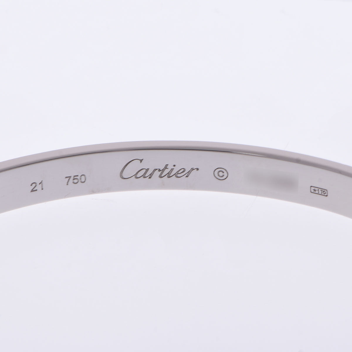 カルティエラブブレスレット 旧型 #21 メンズ K18ホワイトゴールド ブレスレット CARTIER 中古 – 銀蔵オンライン