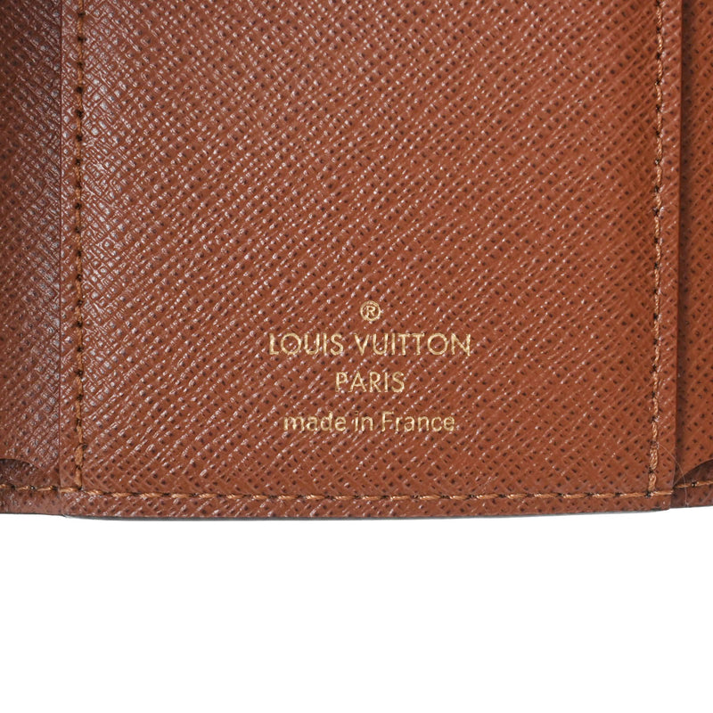 LOUIS VUITTON ルイヴィトン モノグラム ポルトフォイユ ヴィクトリーヌ ブラウン M62472 ユニセックス モノグラムキャンバス 三つ折り財布 未使用 銀蔵