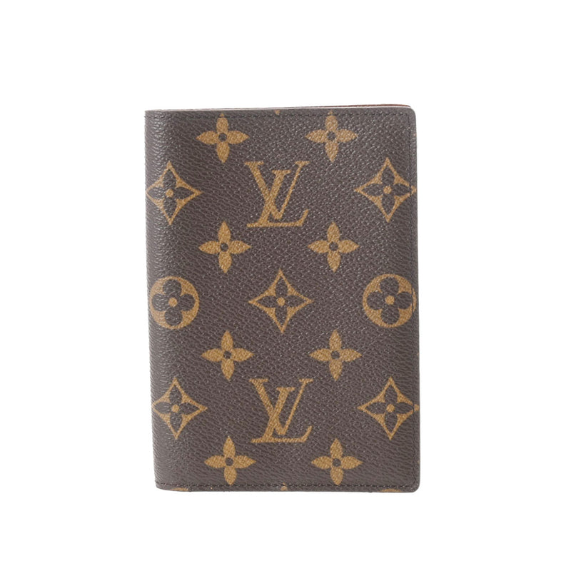 LOUIS VUITTON ルイヴィトン モノグラム クーヴェルテュール パスポール ブラウン M60181 レディース モノグラムキャンバス パスポートケース 新同 中古 銀蔵