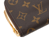 LOUIS VUITTON ルイヴィトン モノグラム ポルトフォイユクレマンス ブラウン/ミモザ M60744 レディース モノグラムキャンバス 長財布 Aランク 中古 銀蔵