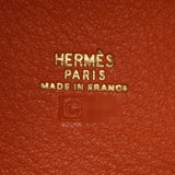 HERMES エルメス ヴェスパ ポーチ  オレンジ ゴールド金具 □C刻印(1999年頃) レディース ヴォーガリバー アクセサリーポーチ 新同 中古 銀蔵