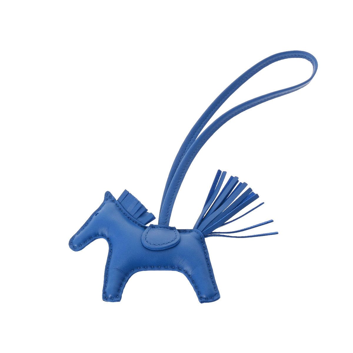 エルメスロデオPM バッグチャーム ブルーフランス/ソーブルー U刻印  