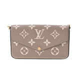 LOUIS VUITTON ルイヴィトン モノグラム アンプラント ポシェットフェリシー トゥルティエールクレーム M82610 レディース モノグラムアンプラント ショルダーバッグ 新同 中古 銀蔵