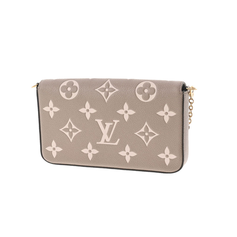 LOUIS VUITTON ルイヴィトン モノグラム アンプラント ポシェットフェリシー トゥルティエールクレーム M82610 レディース モノグラムアンプラント ショルダーバッグ 新同 中古 銀蔵