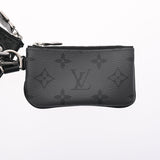 LOUIS VUITTON ルイヴィトン モノグラム エクリプス トリオメッセンジャー 黒/グレー M69443 メンズ モノグラムエクリプスキャンバス ショルダーバッグ Aランク 中古 銀蔵