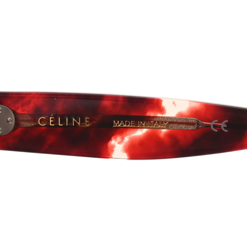 CELINE セリーヌ 赤 CL400091 ユニセックス プラスチック サングラス 未使用 銀蔵
