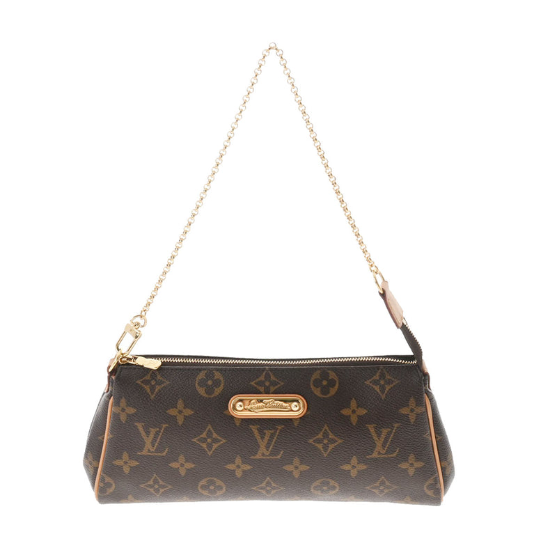 LOUIS VUITTON ルイヴィトン モノグラム エヴァ ブラウン M95567 レディース モノグラムキャンバス 2WAYバッグ Aランク 中古 銀蔵