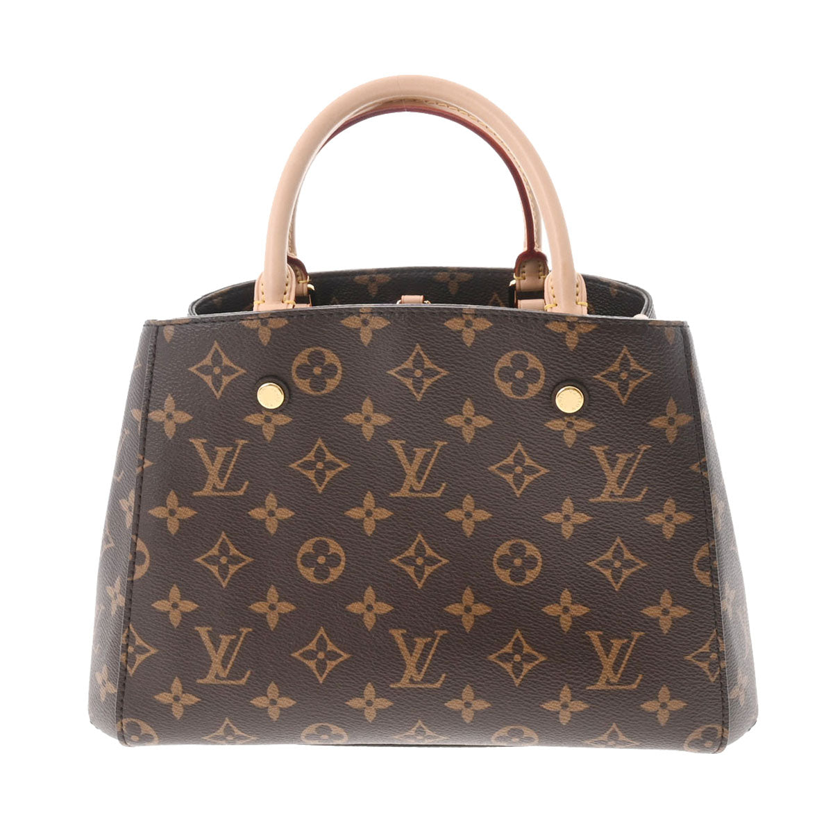 LOUIS VUITTON ルイヴィトン モノグラム モンテーニュBB ブラウン M41055 レディース モノグラムキャンバス 2WAYバッグ  Aランク 中古 - Thestokegroup