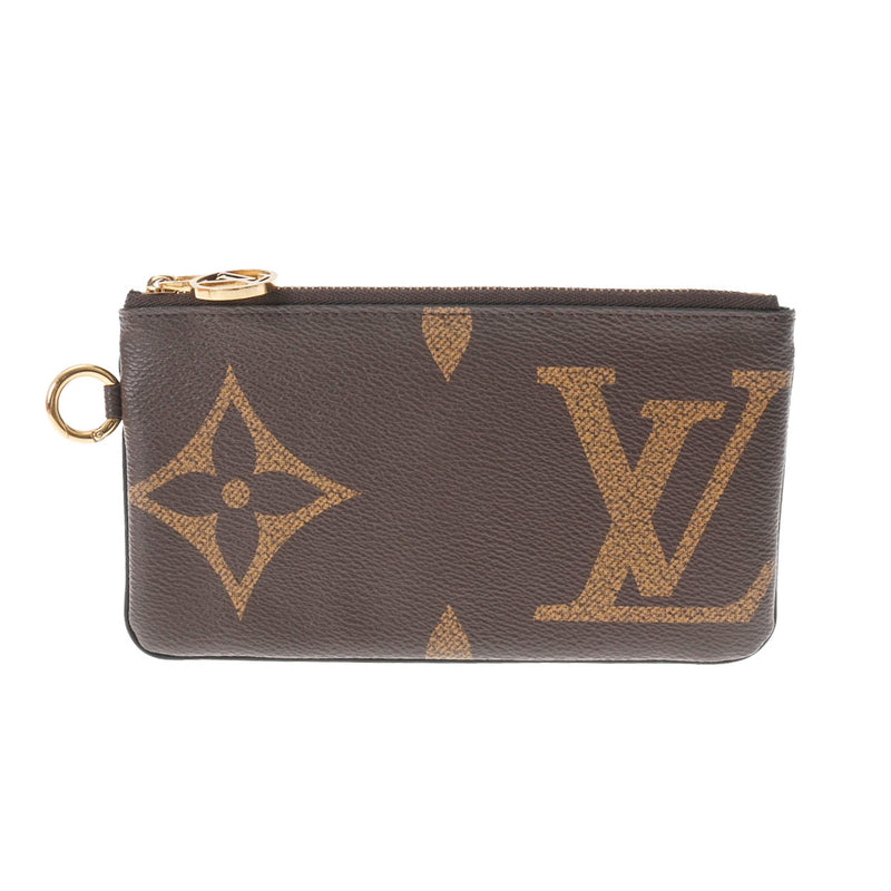 LOUIS VUITTON ルイヴィトン モノグラム ポシェットトリオ ブラウン/ベージュ M68756 レディース モノグラムジャイアント/リバース ポーチ Aランク 中古 銀蔵