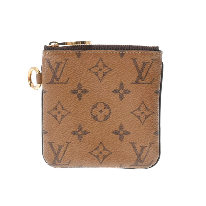 LOUIS VUITTON ルイヴィトン モノグラム ポシェットトリオ ブラウン/ベージュ M68756 レディース モノグラムジャイアント/リバース ポーチ Aランク 中古 銀蔵