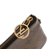 LOUIS VUITTON ルイヴィトン モノグラム ポシェットトリオ ブラウン/ベージュ M68756 レディース モノグラムジャイアント/リバース ポーチ Aランク 中古 銀蔵