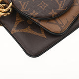 LOUIS VUITTON ルイヴィトン モノグラム ポシェットトリオ ブラウン/ベージュ M68756 レディース モノグラムジャイアント/リバース ポーチ Aランク 中古 銀蔵