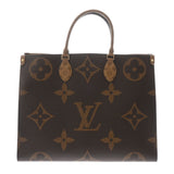 LOUIS VUITTON ルイヴィトン モノグラム ジャイアント オンザゴー GM  ブラウン M44576 レディース モノグラムキャンバス 2WAYバッグ 未使用 銀蔵