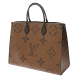 LOUIS VUITTON ルイヴィトン モノグラム ジャイアント オンザゴー GM  ブラウン M44576 レディース モノグラムキャンバス 2WAYバッグ 未使用 銀蔵