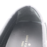 LOUIS VUITTON ルイヴィトン エクリプス ローファー #8.5 黒/グレー シルバー金具 メンズ モノグラムエクリプスキャンバス ローファー Aランク 中古 銀蔵